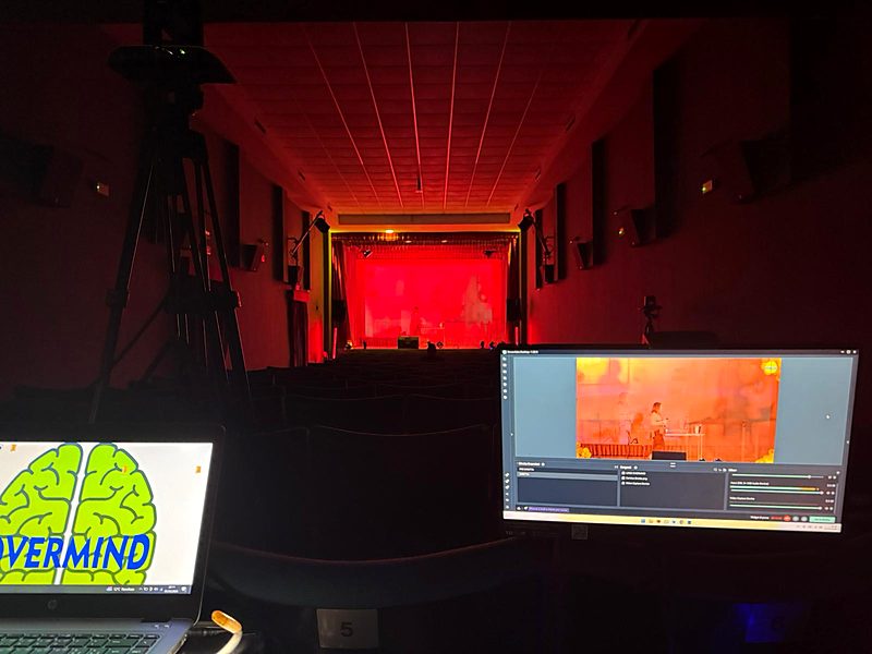 Regia video Overmind in teatro